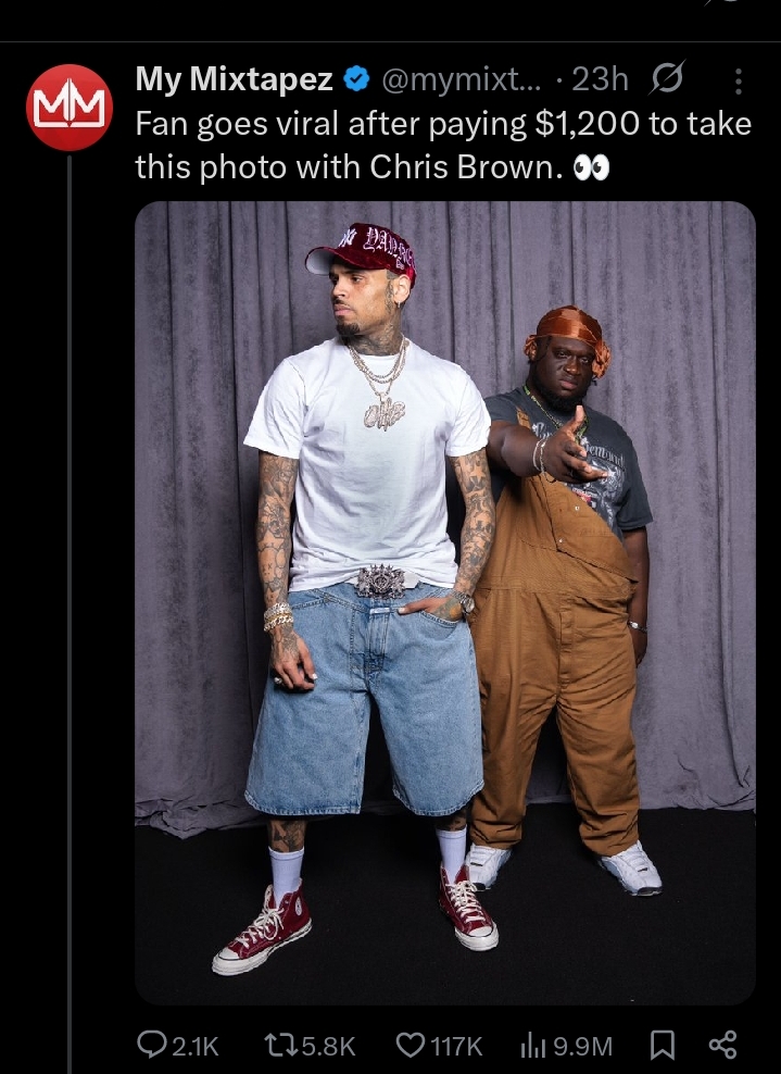 Photo With Chris Brown